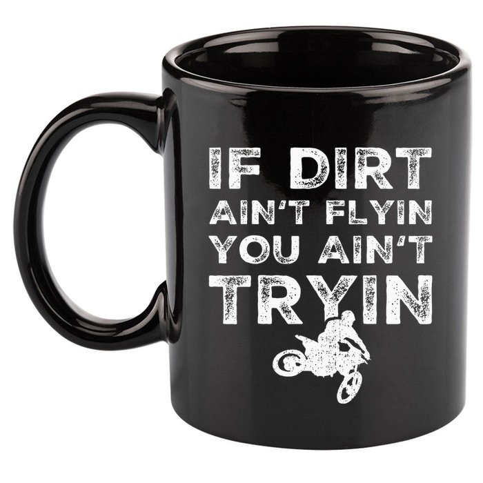 Funny Dirt Bike Riding Mx Motocross Rider Supercross 11oz C Handle Ceramic Mug