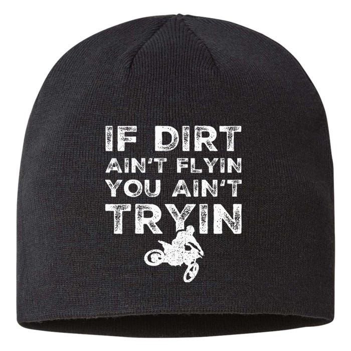 Funny Dirt Bike Riding Mx Motocross Rider Supercross Sustainable Beanie