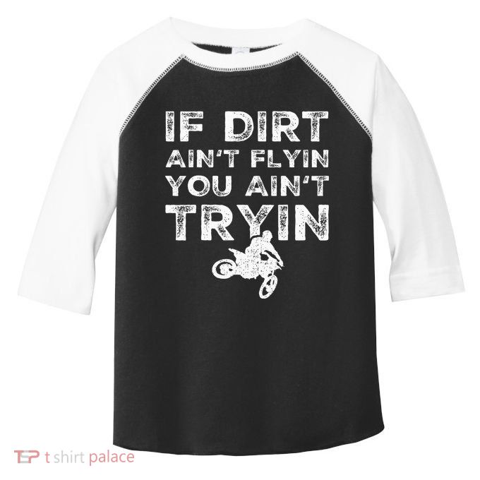 Funny Dirt Bike Riding Mx Motocross Rider Supercross Toddler Fine Jersey T-Shirt