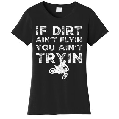 Funny Dirt Bike Riding Mx Motocross Rider Supercross Women's T-Shirt