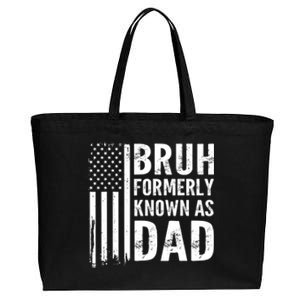 Funny Dad Bruh Formerly Known As Dad Cotton Canvas Jumbo Tote