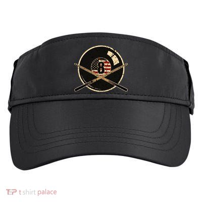 Father's Day Billiards Eight Balls With American Flag Gift For Dad Adult Drive Performance Visor
