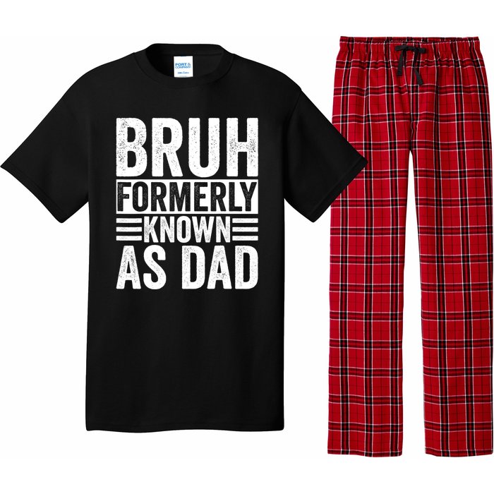 Funny Dad Bruh Formerly Known As Dad Pajama Set