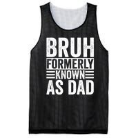 Funny Dad Bruh Formerly Known As Dad Mesh Reversible Basketball Jersey Tank