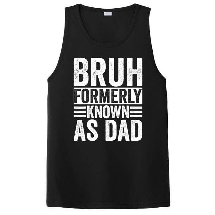 Funny Dad Bruh Formerly Known As Dad PosiCharge Competitor Tank