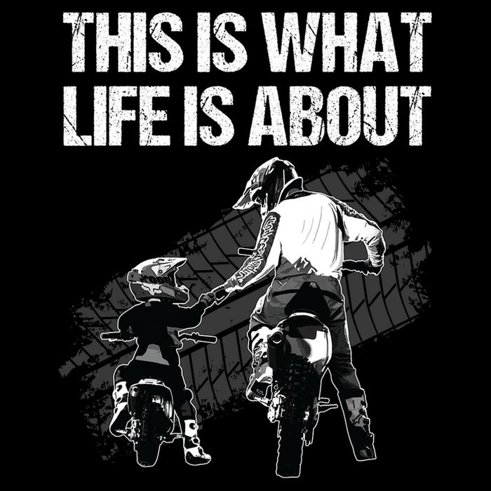 Funny Dirt Bike Art For Men Dad Boys Kid Motorcycle Lover Backpack