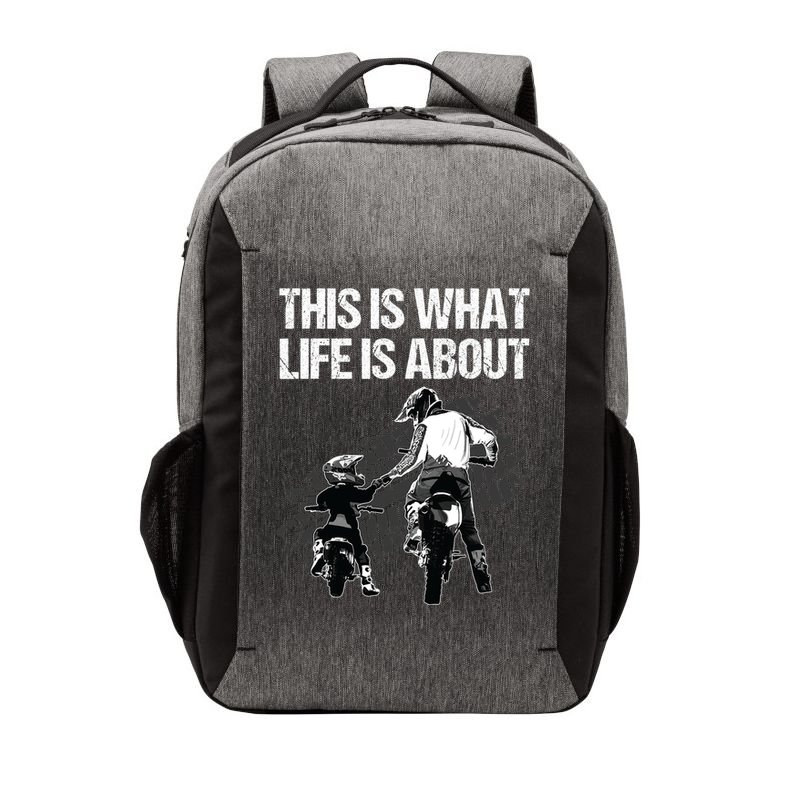 Funny Dirt Bike Art For Men Dad Boys Kid Motorcycle Lover Vector Backpack
