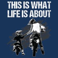 Funny Dirt Bike Art For Men Dad Boys Kid Motorcycle Lover Premium T-Shirt