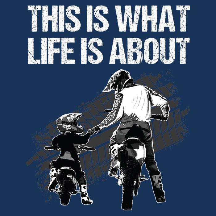 Funny Dirt Bike Art For Men Dad Boys Kid Motorcycle Lover Premium T-Shirt