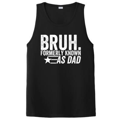 Funny Dad Bruh Formerly Known As Dad PosiCharge Competitor Tank