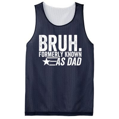 Funny Dad Bruh Formerly Known As Dad Mesh Reversible Basketball Jersey Tank