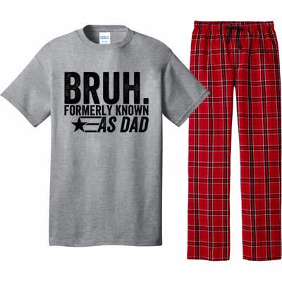 Funny Dad Bruh Formerly Known As Dad Pajama Set