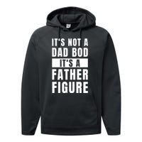 Fathersday Dad Bod Father Figure Joke Performance Fleece Hoodie