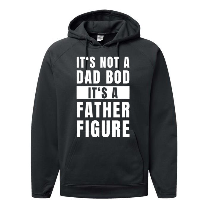 Fathersday Dad Bod Father Figure Joke Performance Fleece Hoodie