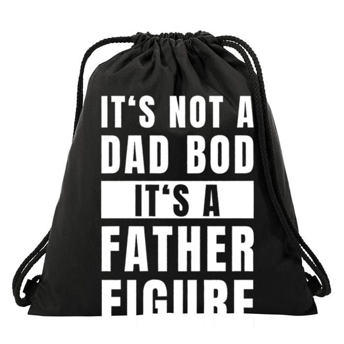 Fathersday Dad Bod Father Figure Joke Drawstring Bag