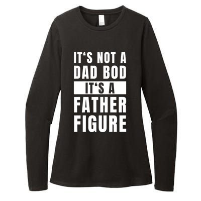 Fathersday Dad Bod Father Figure Joke Womens CVC Long Sleeve Shirt