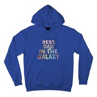 Fathers Day Best Dad In The Galaxy Rainbow Cute Gift Hoodie