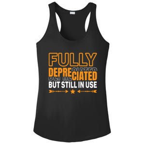 Fully Depreciated But Still In Use Cute Gift Ladies PosiCharge Competitor Racerback Tank