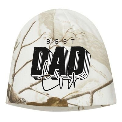 Father Day Best Dad Ever From Daughter Son Mom Kati - Camo Knit Beanie