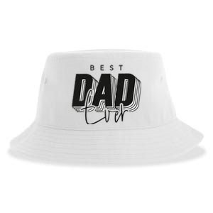 Father Day Best Dad Ever From Daughter Son Mom Sustainable Bucket Hat