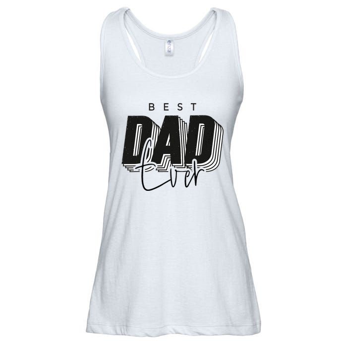 Father Day Best Dad Ever From Daughter Son Mom Ladies Essential Flowy Tank