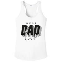 Father Day Best Dad Ever From Daughter Son Mom Ladies PosiCharge Competitor Racerback Tank