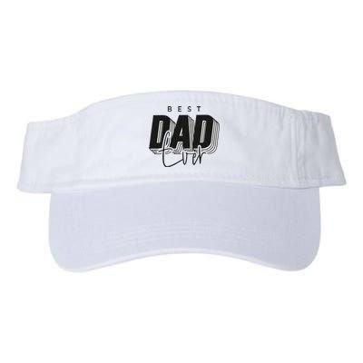 Father Day Best Dad Ever From Daughter Son Mom Valucap Bio-Washed Visor