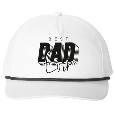 Father Day Best Dad Ever From Daughter Son Mom Snapback Five-Panel Rope Hat