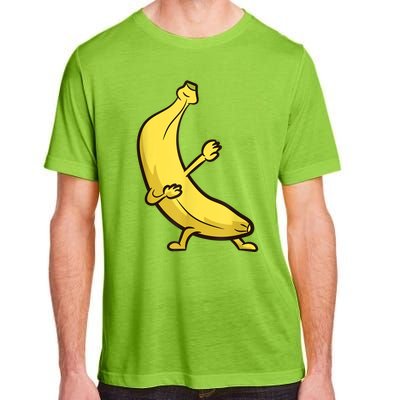 Funny Dabbing Banana Cool Banana Dab Fruit Adult ChromaSoft Performance T-Shirt