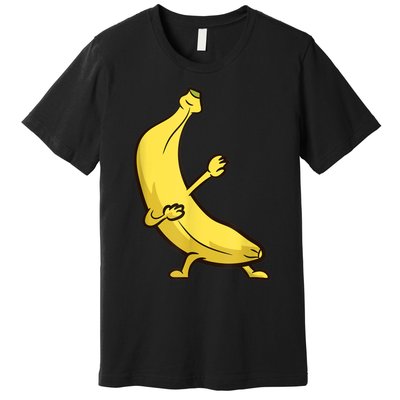 Funny Dabbing Banana Cool Banana Dab Fruit Premium T-Shirt