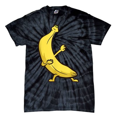 Funny Dabbing Banana Cool Banana Dab Fruit Tie-Dye T-Shirt