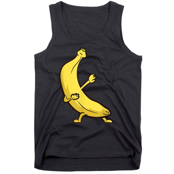 Funny Dabbing Banana Cool Banana Dab Fruit Tank Top