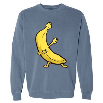 Funny Dabbing Banana Cool Banana Dab Fruit Garment-Dyed Sweatshirt