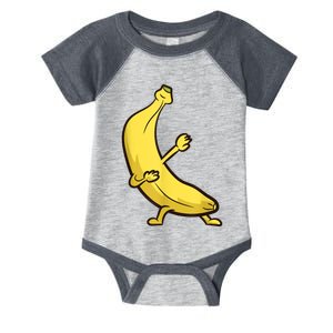 Funny Dabbing Banana Cool Banana Dab Fruit Infant Baby Jersey Bodysuit