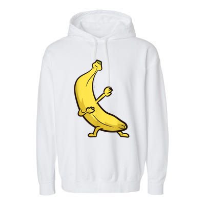 Funny Dabbing Banana Cool Banana Dab Fruit Garment-Dyed Fleece Hoodie