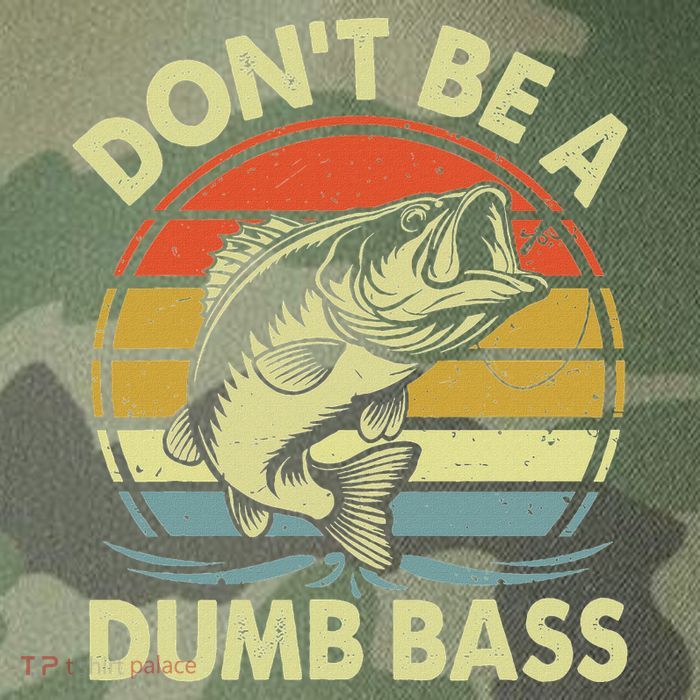 Fishing DonT Be Dumb Bass Legacy Tie Dye Trucker Hat