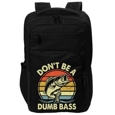 Fishing DonT Be Dumb Bass Impact Tech Backpack