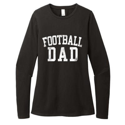 Football Dad Birthday Classic Bold Font Football Daddy Womens CVC Long Sleeve Shirt