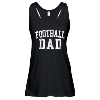 Football Dad Birthday Classic Bold Font Football Daddy Ladies Essential Flowy Tank