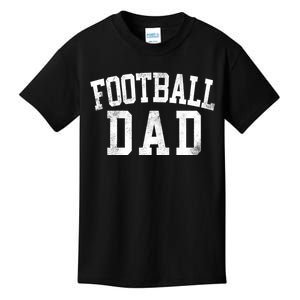 Football Dad Birthday Classic Bold Font Football Daddy Kids T-Shirt