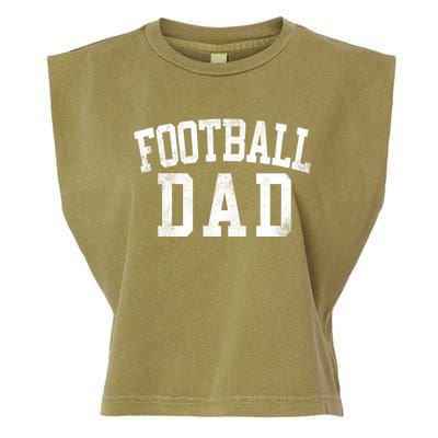 Football Dad Birthday Classic Bold Font Football Daddy Garment-Dyed Women's Muscle Tee