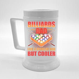 Father's Day Billiards Dad Like A Regular Dad But Cooler Billard Gift For Dad Beer Stein