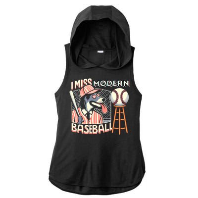 Funny Dog Baseball Meme Cute Gift Ladies PosiCharge Tri-Blend Wicking Draft Hoodie Tank