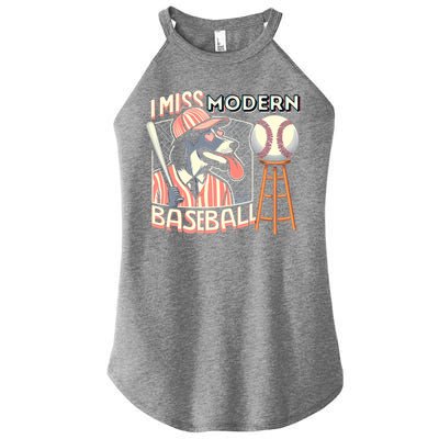 Funny Dog Baseball Meme Cute Gift Women's Perfect Tri Rocker Tank