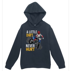 Funny Dirt Bike Design For Motorbike Racing Urban Pullover Hoodie