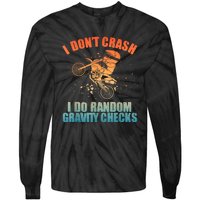 Funny Dirt Bike For Women Motocross Dirtbike Lover Tie-Dye Long Sleeve Shirt