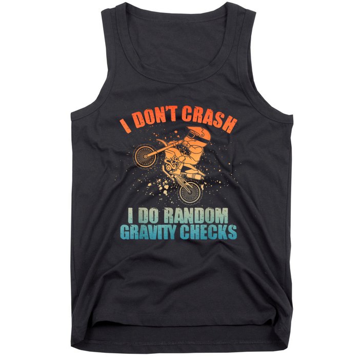 Funny Dirt Bike For Women Motocross Dirtbike Lover Tank Top