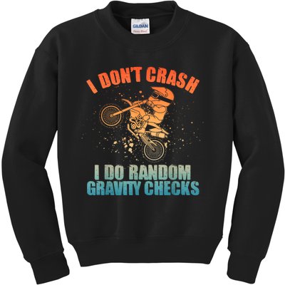 Funny Dirt Bike For Women Motocross Dirtbike Lover Kids Sweatshirt