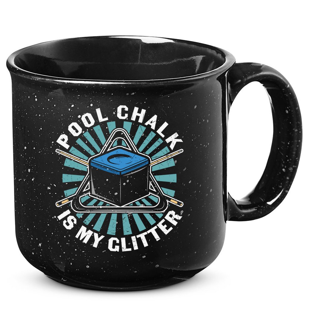 Father's Day Billiards Dad Pool Chalk Gift For Dad 15oz Campfire Ceramic Mug