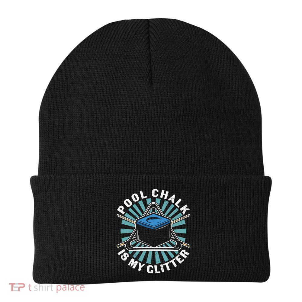 Father's Day Billiards Dad Pool Chalk Gift For Dad Beanie